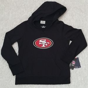 NWT SF 49ers NFL Team  Gear Hoodie-Medium